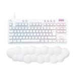 Logitech G G713 Mechanical shops Gaming Keyboard (White Mist, GX Blue Switches)