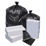 Highmark High-Density Trash Bags, 33 Gallon, 33"x40", 16 Micron, Natural, 250 Count Box