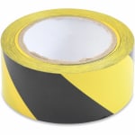 Tatco Aisle Marking Hazard Tape 2 x 108 YellowBlack - Office Depot