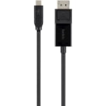 VisionTek USB C to DisplayPort 1.4 2M Cable MM USB C to DisplayPort Cable  DisplayPort 1.4 Cable with 8K 60 Hz Video Resolution and HDR Support 4K  144Hz 2 Meter 6.6 Feet - Office Depot
