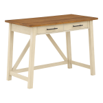 Whalen Cecile 48 W Writing Desk Snowdrift WhiteWhite Oak - Office