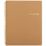 Cambridge&reg; WorkStyle&reg; Focus Academic 2025-2026 Weekly Monthly Planner, Sunbaked Clay, Large, 8 1/2&quot; x 11&quot;