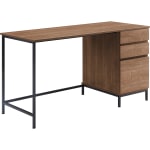 Lorell SOHO Desk with Side Drawers - 55