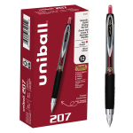 Uni-ball 207 Gelstifte, 0.7 Mm, 4er Pack | Betrugssicher, Mittlere Strichstärke, Assorted Farben