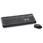 CHERRY DW 5100 Keyboard and mouse set wireless 2.4 GHz US with Euro symbol  key switch CHERRY LPK black - Office Depot