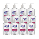 Germ Attack Germ Defense Antibacterial Gel Hand Sanitizer Unscented 1  Gallon Case Of 4 Bottles and 4 Pumps - Office Depot