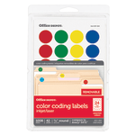 Office Depot&reg; Brand Removable Round Color-Coding Labels, OD98785, 3/4&quot;, Assorted Colors, Pack Of 1,008