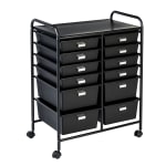 Office Depot Brand Plastic 6 Drawer Storage Cart 26 716 x 12 116 x