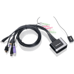 Iogear 2 Port HD Cable KVM