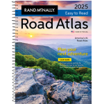 Road Atlas 2025年版 Large Scale Rand McNally Large Scale 2025 Road Atlas, 10.79