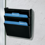CEP Magnetic Wall File Organizer - Black Document Holder With Magnets For A4 Papers, Holds Up To 2 Kg 9 thumbnail image