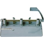 Swingline Easy Touch Heavy Duty Adjustable 2-7 Hole Punch, 32 Sheet  Capacity, Black/Gray