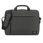 Solo Astor Slim Brief With 15.6 Laptop Pocket Gray - Office Depot