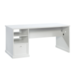 Sauder Craft Pro 66 W Computer Desk Project Table White - Office Depot