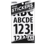 Chartpak Pickett Vinyl Letters and Numbers 12 Black - Office Depot