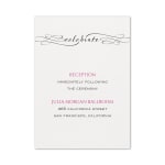 Custom Shaped Wedding Event Response Cards With Envelopes 4 78 x 3 12  Picturesque Watercolor Box Of 25 Cards - Office Depot