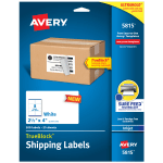 Avery® Shipping Labels With TrueBlock Technology, 5815, 4