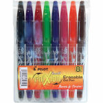 PILOT FriXion Clicker 7-Pack Erasable Gel Pens - Fine 0.7mm Point, Assorted Colors, Refillable & Retractable