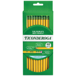 Ticonderoga Pre-Sharpened Pencil, HB #2, Yellow Barrel, 30ct. - Sam's Club