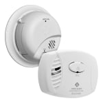 First Alert&reg; Standard Battery-Operated Smoke Alarm And CO Alarm Value Pack, 10-7/16&rdquo;L x 8-13/16&rdquo;W x 3&rdquo;H, White, Pack Of 2 Alarms