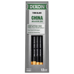 Sharpie Peel-Off China Markers, Black, Dozen (2089)