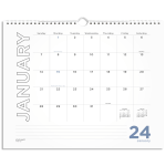 2024 AT A GLANCE Monthly Wall Calendar 15 x 12 January to December 2024 ...