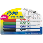 BIC® Great Erase Grip Dry Erase Markers, Fine Point, Ass