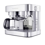 Mr. Coffee 2.5-Cup Black Drip Coffee Maker, Steam Espresso Machine,  Cappuccino and Latte 985118230M - The Home Depot