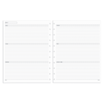 Lot De 50 Feuilles/100 Pages Pour Planificateur Budget - Format A4 (21,6x27,9 Cm) - Compatible TUL, Happy Planner, ARC