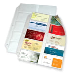 Oxford Poly Index Card Binder 4 12 H x 6 12 W x 1 12 D Assorted Colors No  Color Choice - Office Depot