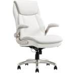 Realspace Modern Comfort Pizana Boucl Fabric High Back Executive Office  Chair Light SandBrushed Nickel BIFMA Compliant - Office Depot