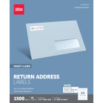 Return Address Labels – 1.75" X 0.666", Pack Of 600 (10 Sheets), Inkjet & Laser Printable, Matte White