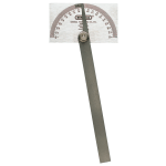 Stainless Steel Protractors 6 in Square