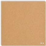U Brands Linen Cork Board, Farmhouse Pin Board 58x43 Cm With White Wood - View #4