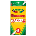 Crayola Broad Line Markers Assorted Classic Colors Box Of 10 - Office Depot