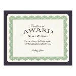 Geographics Recycled Certificate Holder Navy 30percent