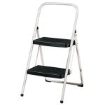 Cosco&reg; 2-Step Ladder, Black/Cool Gray