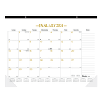 2024 Blueline Monthly Desk Pad Calendar