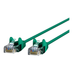 Belkin CAT6 Slim Gigabit Snagless UTP Ethernet Cable - 25 ft Category 6 Network Cable for Network Device, Notebook, Desktop Computer, Modem, Router, Wall Outlet - First End: 1 x RJ-45 Network - Male - Second End: 1 x RJ-45 Network - Male - 1 Gbit/s