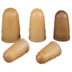 Westcott Ventilated Finger Tips, Medium - Medium Size - Rubber - 12 / Pack  - Mills