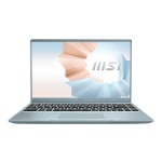 MSI Modern 14 B11SB-289 Rugged Gaming Laptop, 14&quot; Screen, Intel&reg; Core&trade; i7, 16GB Memory, 512GB Solid State Drive, Blue Stone, Windows&reg; 10 Home, NVIDIA GeForce MX450