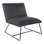 Ave Six Brocton Chair CharcoalGunmetal Gray