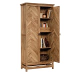 Sauder Cannery Bridge Storage Cabinet 72 H x 35 14 W x 16 14 D Sindoori ...