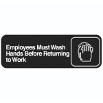 Vollrath Employee Hand Wash Sign 3