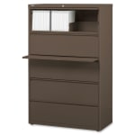 Lorell Fortress 19 D Lateral 4 Drawer File Cabinet Gray - Office Depot