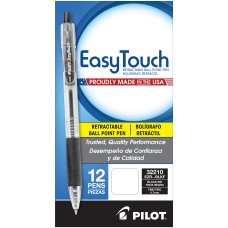 Pilot EasyTouch Retractable Ballpoint Pens Fine
