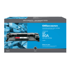 Office Depot Brand OD80A Remanufactured Black
