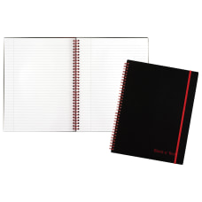 Black n Red Wirebound Notebook 8