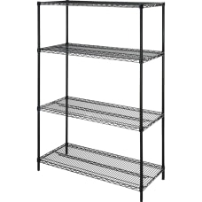 Lorell Industrial Wire Shelving Starter Unit