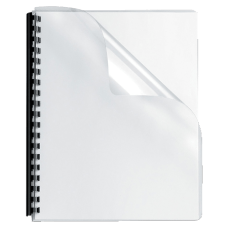 Office Depot BINDING COVERS  8 1/2 x 11” Binding Covers Clear Gloss Poly